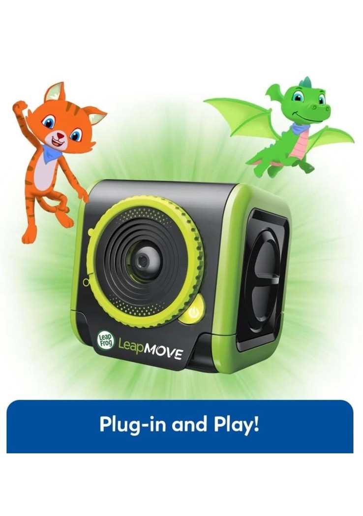 NEW LeapFrog LeapMove Gaming Console Motion-Based Learning 25 Preload Games
