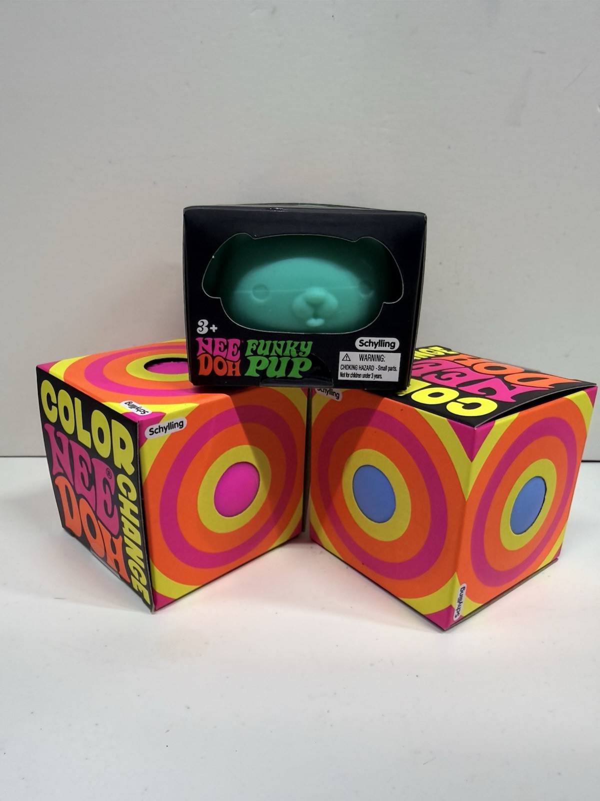 NeeDoh Lot – Funky Pup and Color Change – New In Box Sealed – Fast Shipping!!!