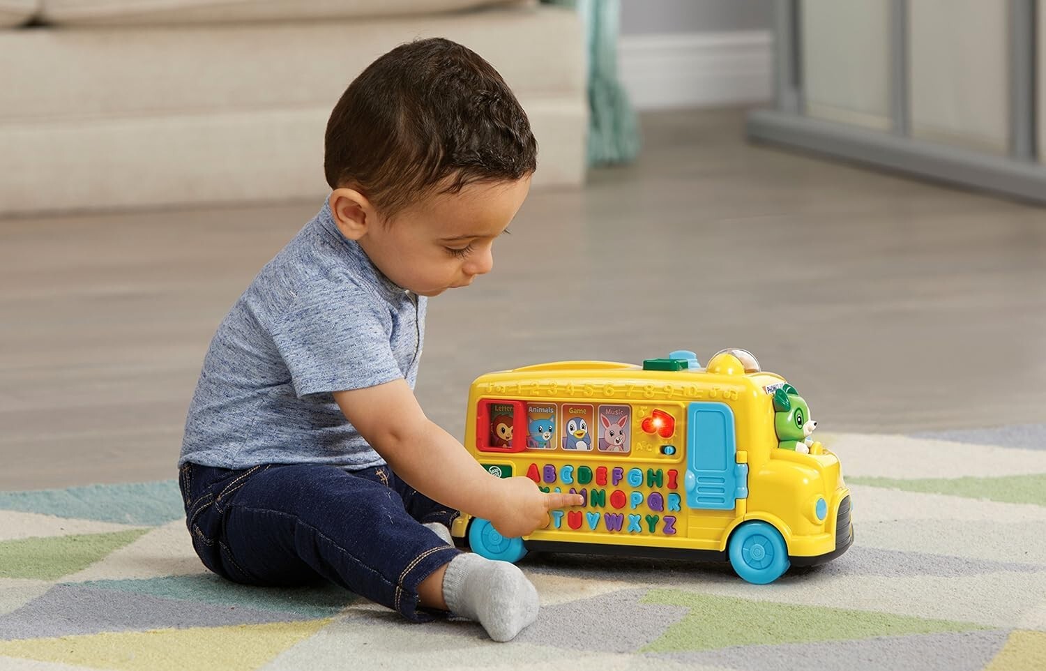 LeapFrog Phonics Fun Animal Bus Letter Animal Names Music Sounds School Bus