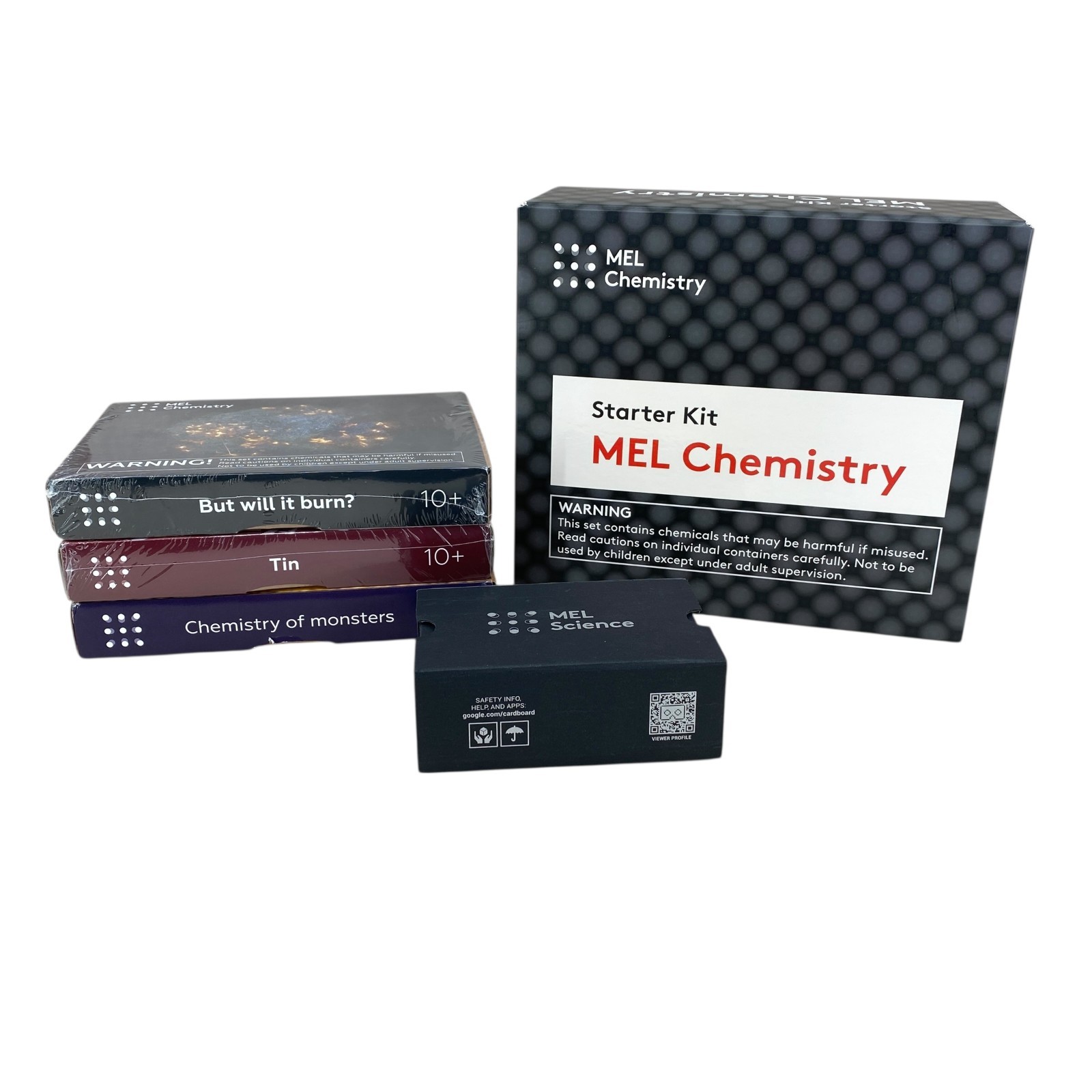 MEL Chemistry Starter Kit with VR plus 3 Sealed Kits 10+