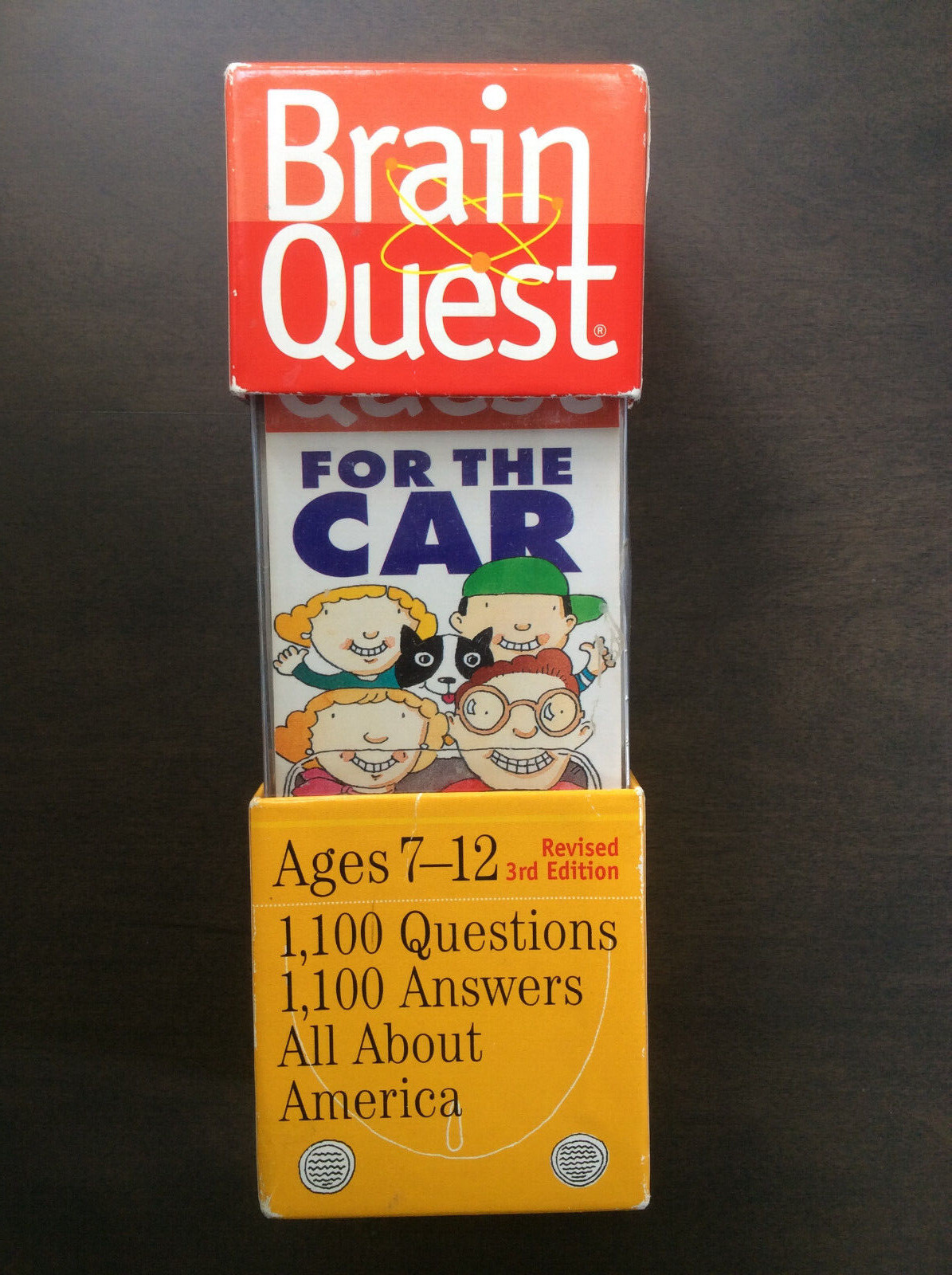 Brain Quest For the Car 1,100 Q &A All About America Complete VG+