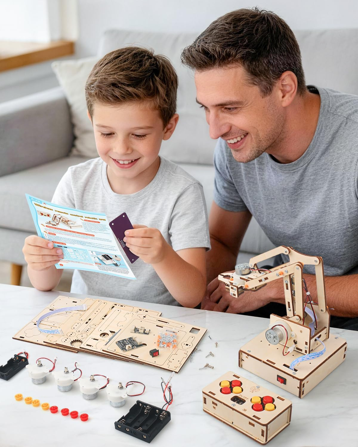 Robot Arm Kits, Robotics for Kids Ages 8-12 14-16 STEM Toys, DIY Science Experim