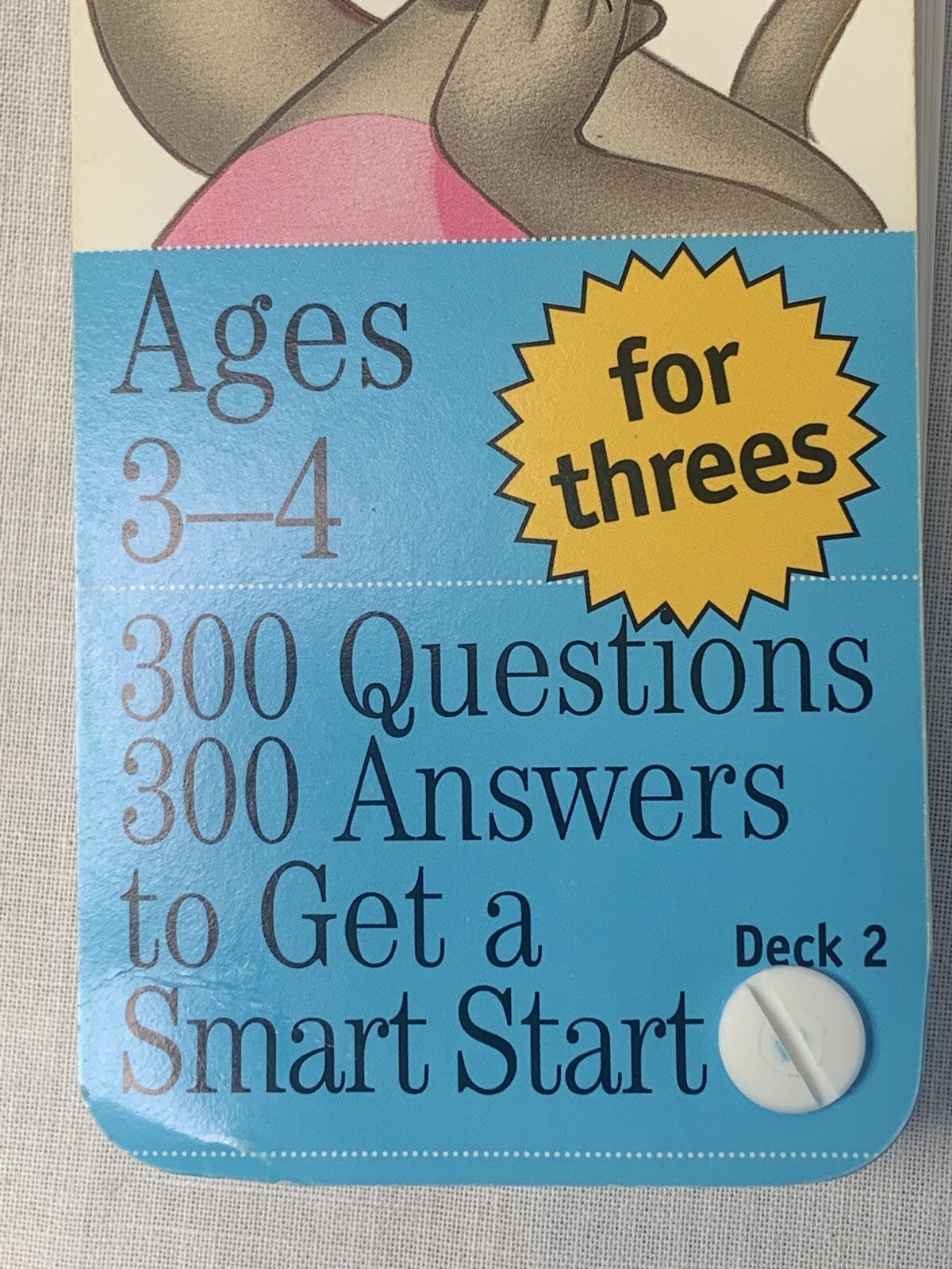 Brain Quest For Threes-Revised 3rd Edition-Ages 3-4