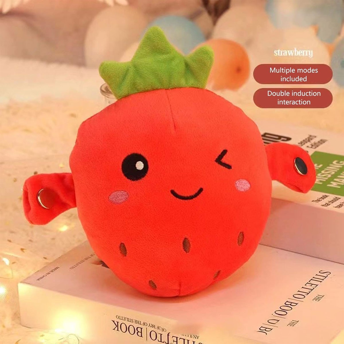 Interactive Musical Toy Fruit Sensing Beat Piano Ragdoll Musical Doll US