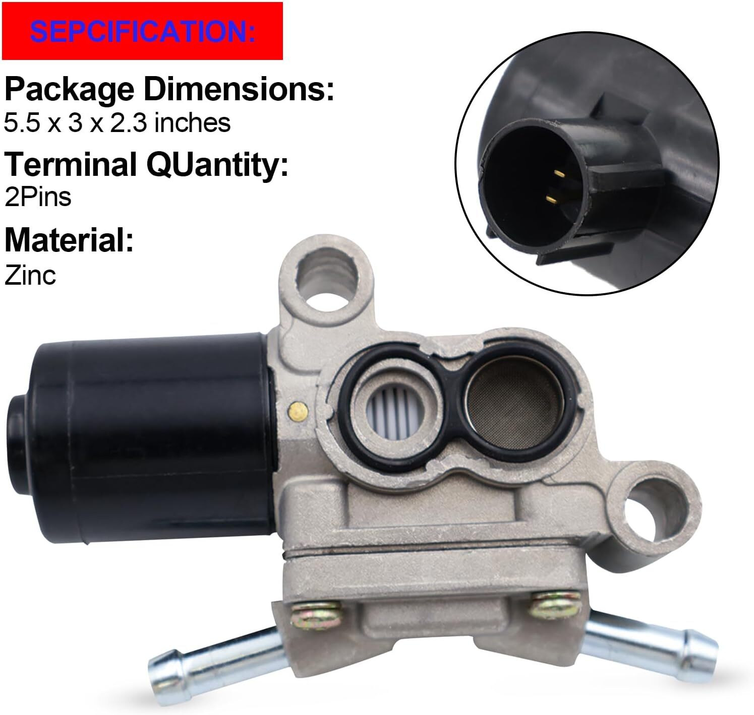SMMS Idle Air Control Valve for Honda Accord 1990-1993, Prelude 1992-1996 L4