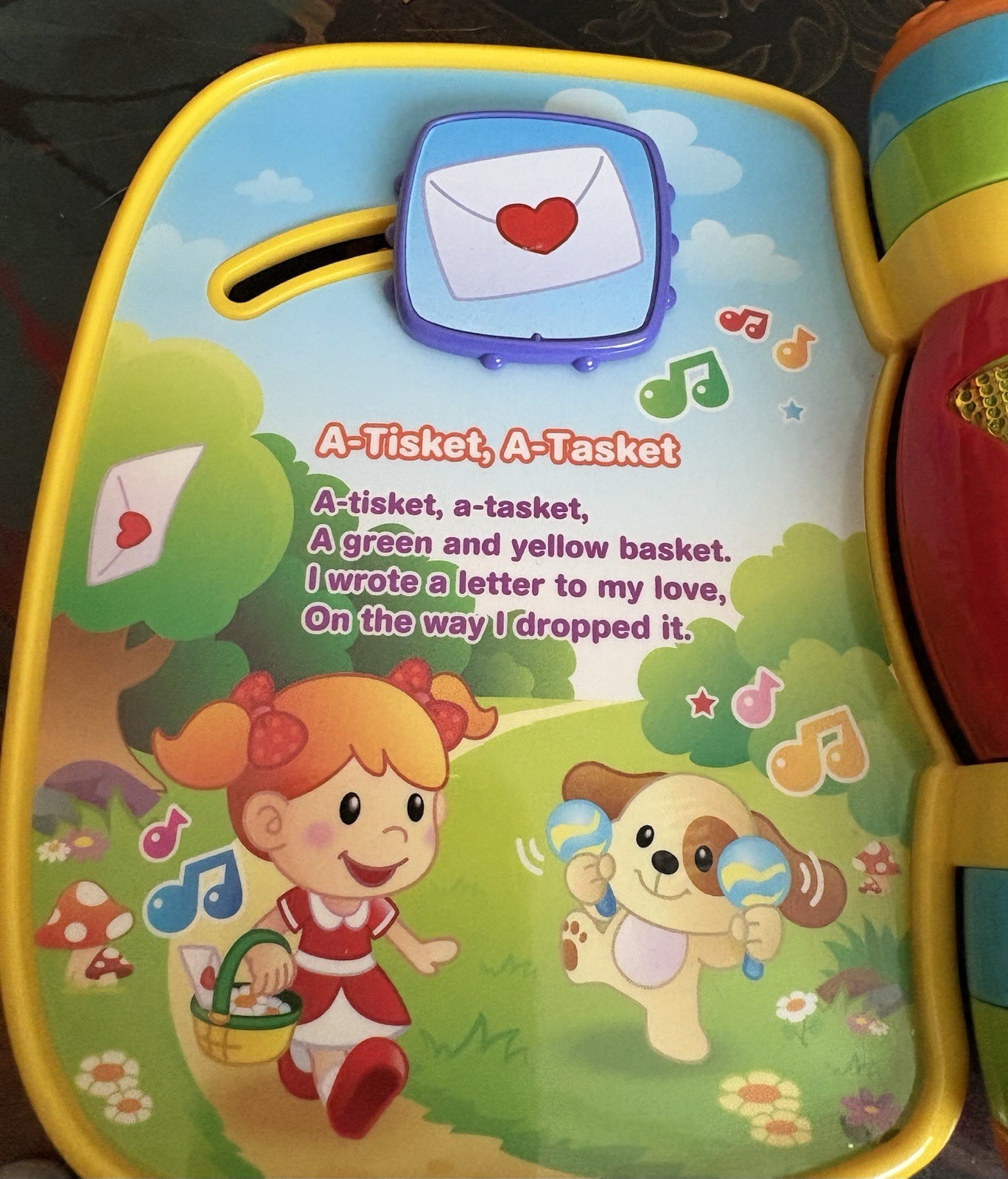 VTech Musical Rhymes Book Baby Toddler Toy Educate Learning Red 6-36 Month C