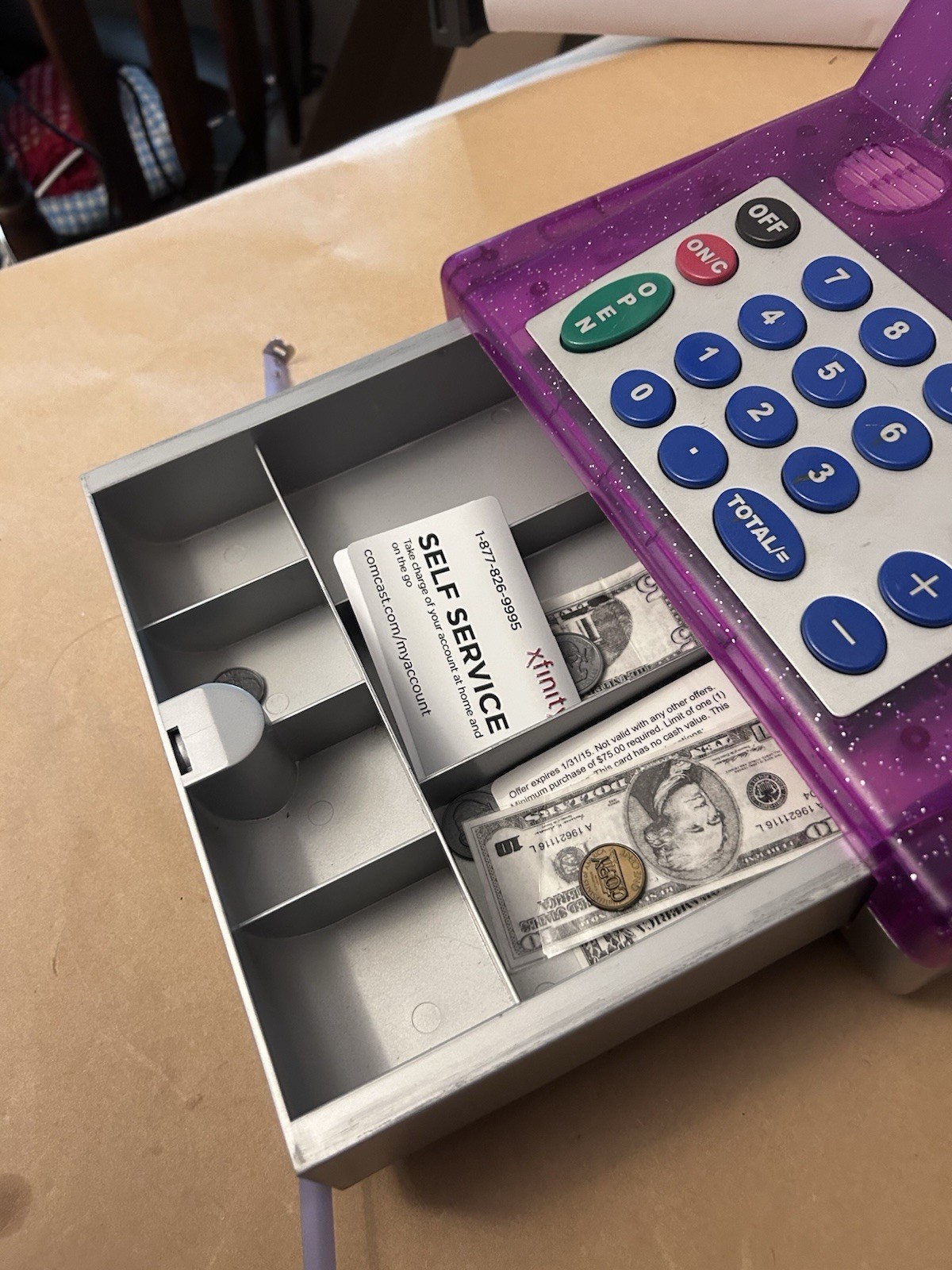 VTG Summit Financial Products Inc Cash Register unknown if works no money