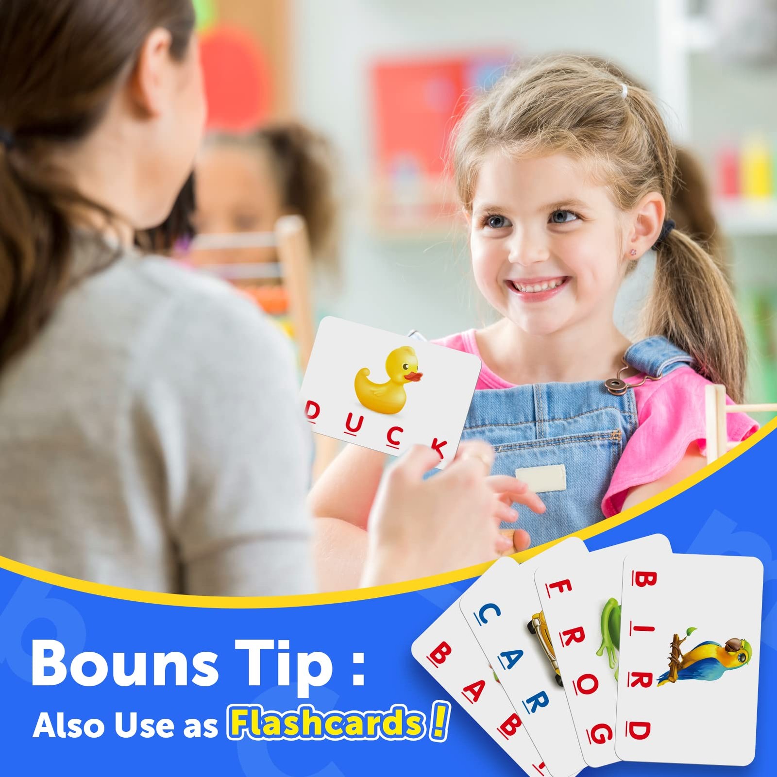 Learning Games for Kids Ages 3-8, Matching Letter Game for Kids Toys Ages 3-8…