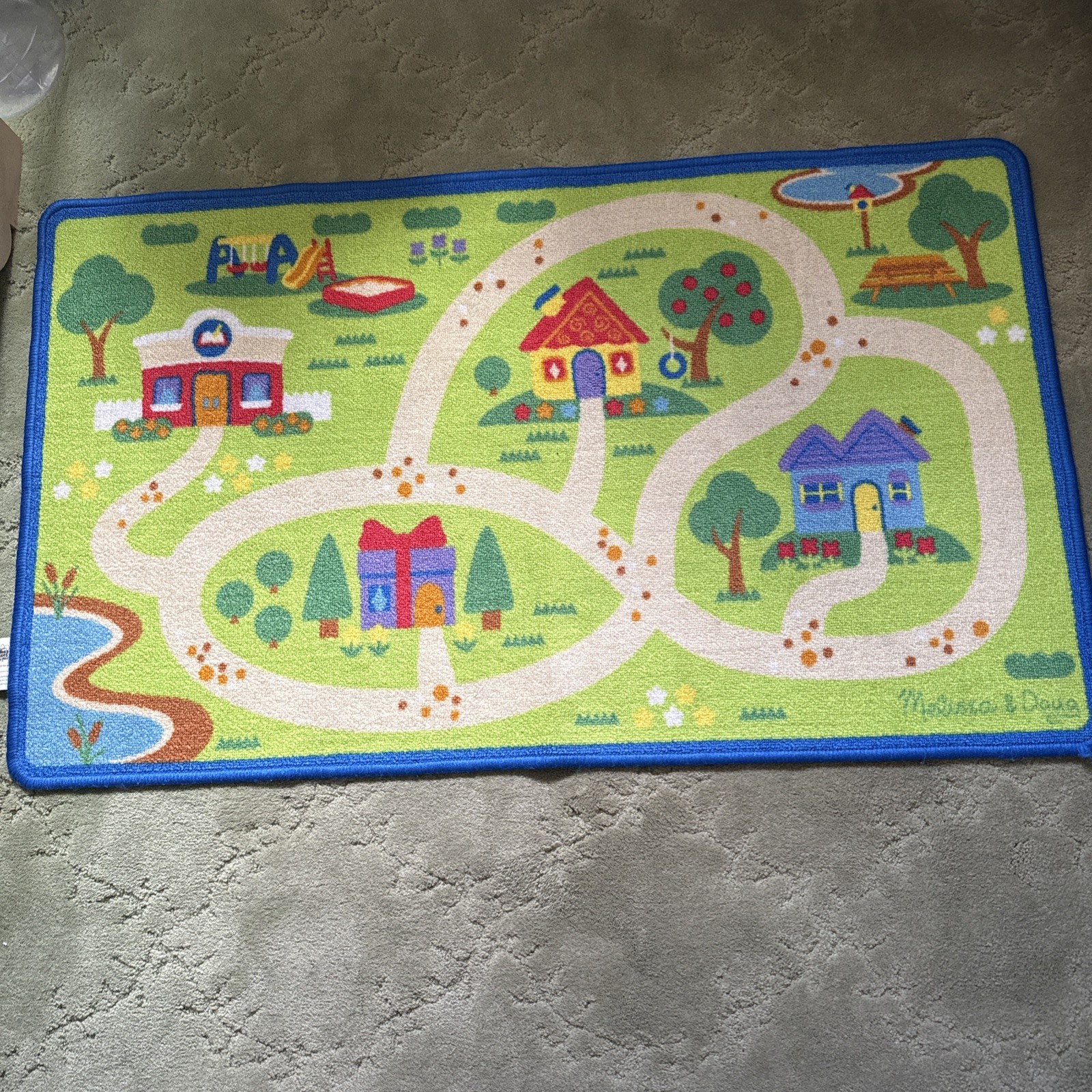 Melissa & Doug Blues Clues & You! Blue’s Neighborhood Activity Rug