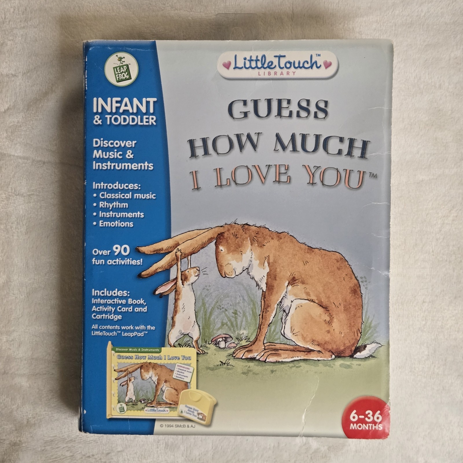 3 Little Touch Leap Frog Leap Pad Books & Cartridges Animals Infants Toddler