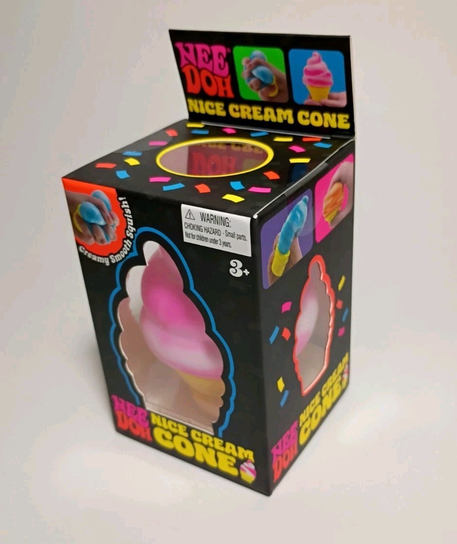 Nee Doh Nice Ice Baby Super Squish Blue Pink Purple Green Sensory Toy / 8Pack