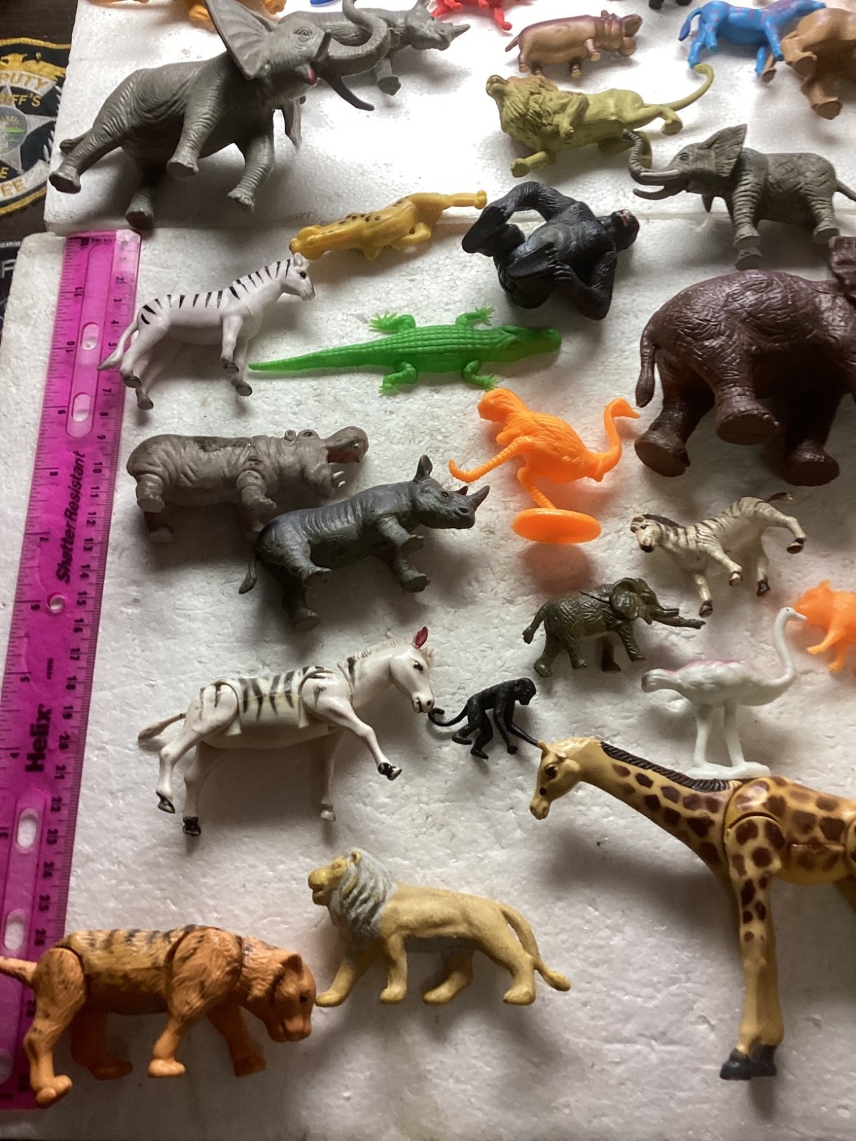 Vintage Mixed Plastic Safari Zoo Jungle Wild Animals Lot of 53.