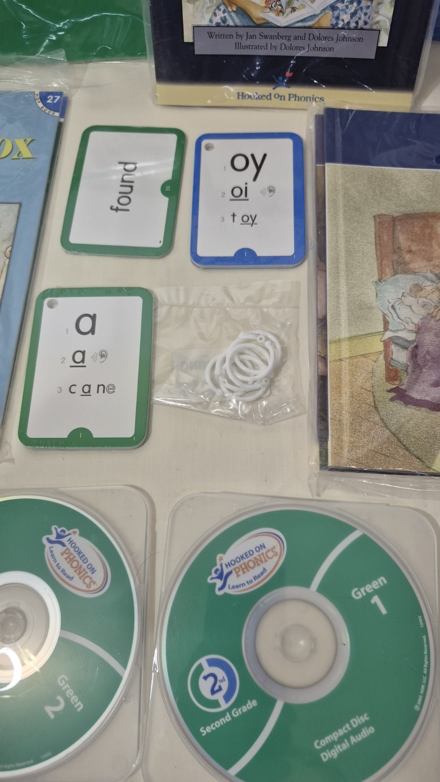 2005 Hooked On Phonics 1st Grade 2nd Grade HOP Learn to Read CDs for homeschool