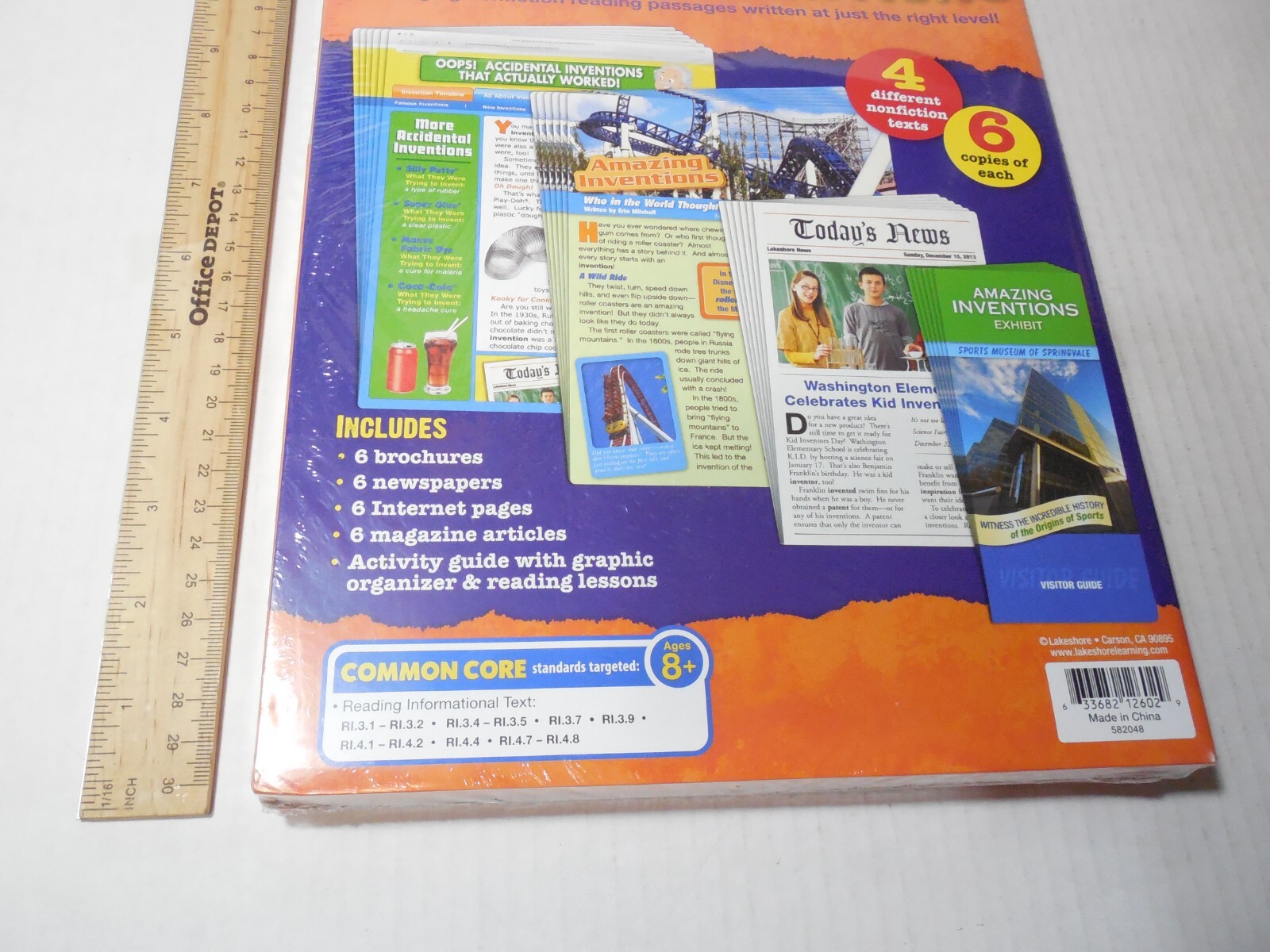 Lakeshore Ages 8+ Nonfiction Text Set New Factory Sealed Common Core
