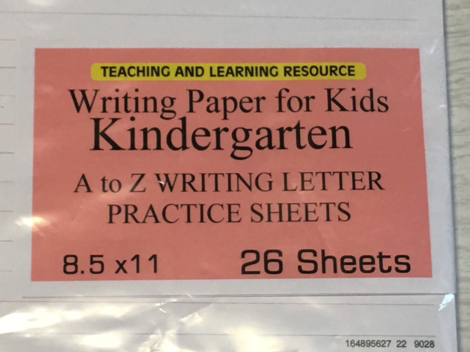 Writing Paper for Kids – Kindergarten A to Z WRITING LETTER practice sheets