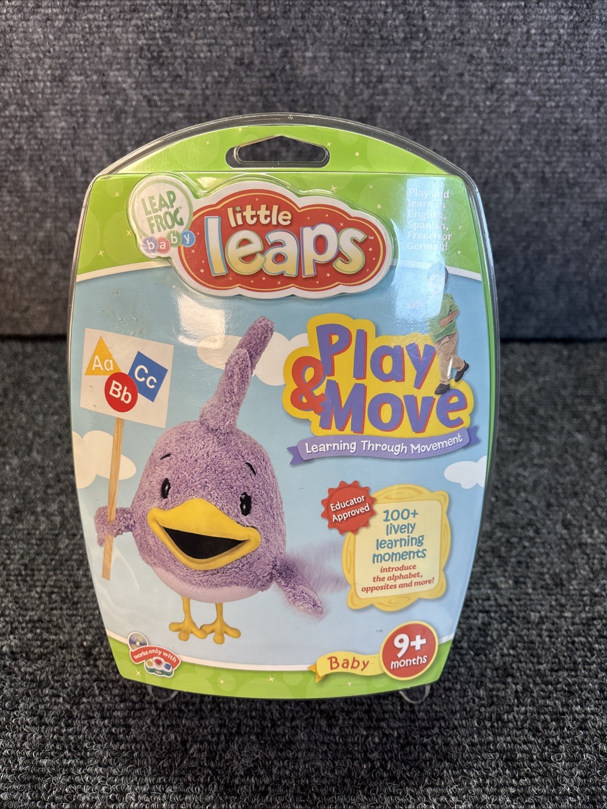 Leap Frog~Little Leaps Play & Move Interactive Learning Disc~ Ages 9+ months~NEW