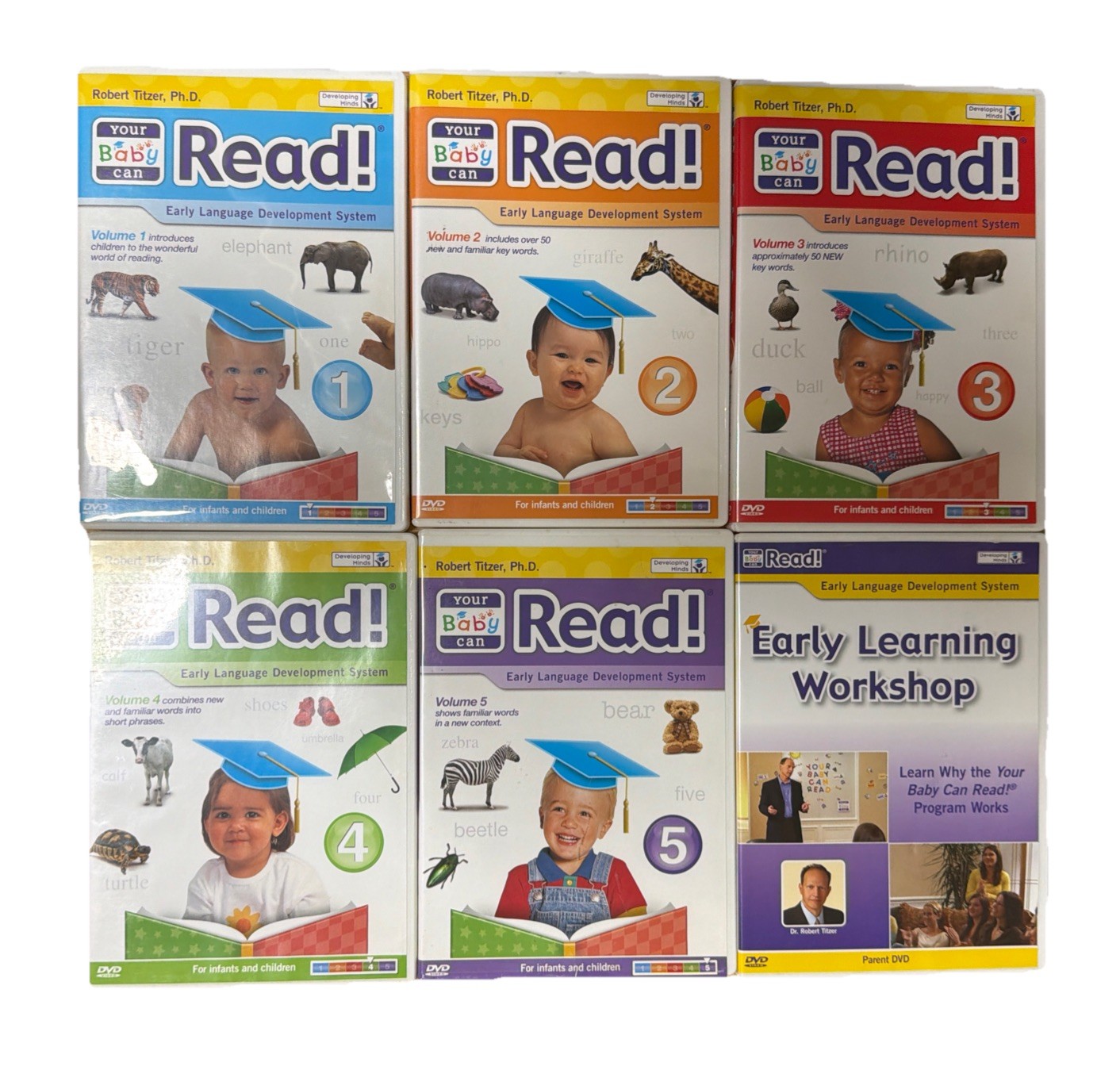 Your Baby Can Read Early Learning System DVDs R Titzer Ph.D Language Development