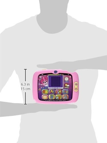 VTech Light-Up Baby Touch Tablet, Pink 8.1″ x 6″ x 1.2″,