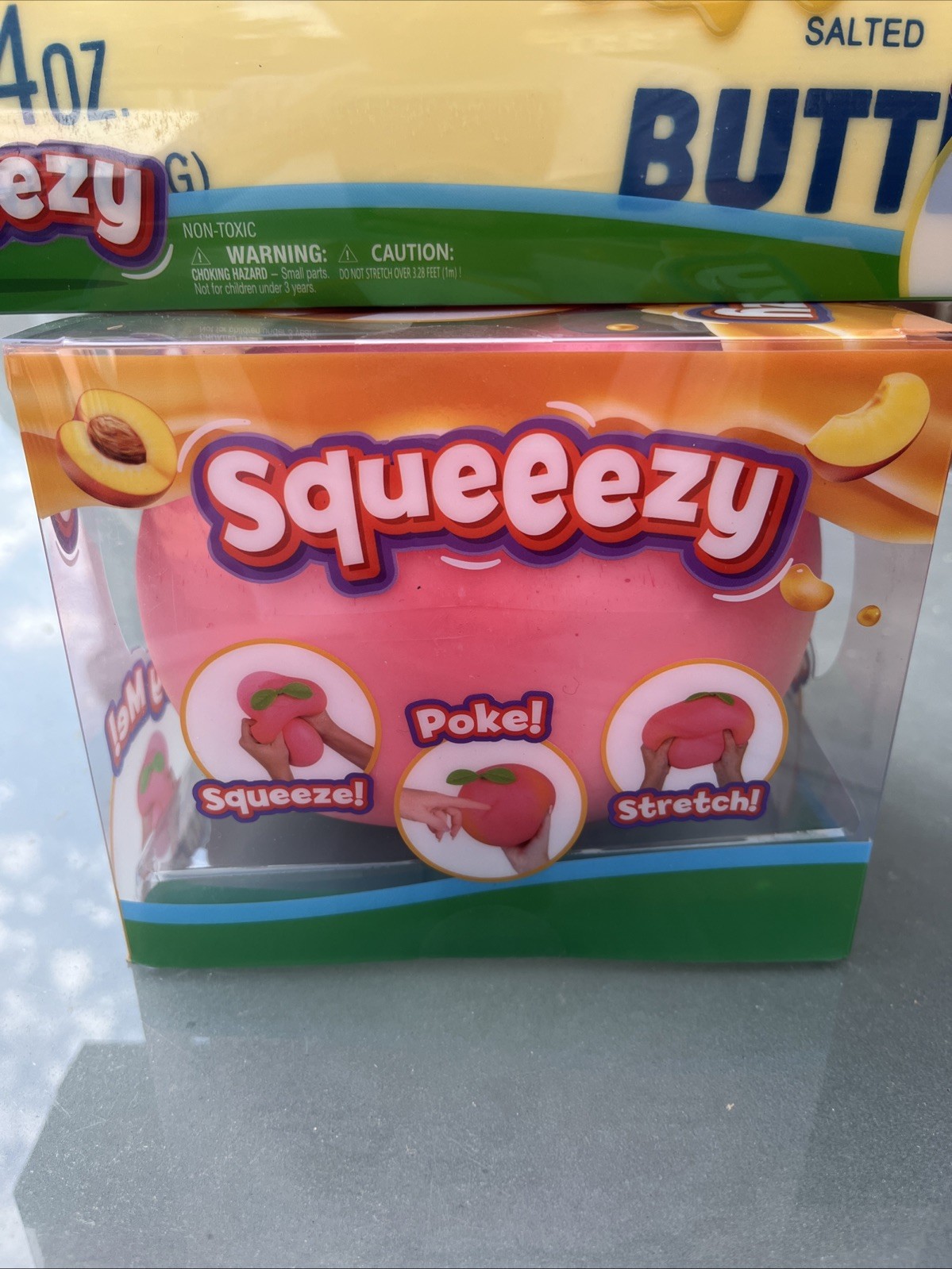 Sunny Days Squeezy Viral Target Bundle – Butter 14oz + Peach Squishy NEW Sealed