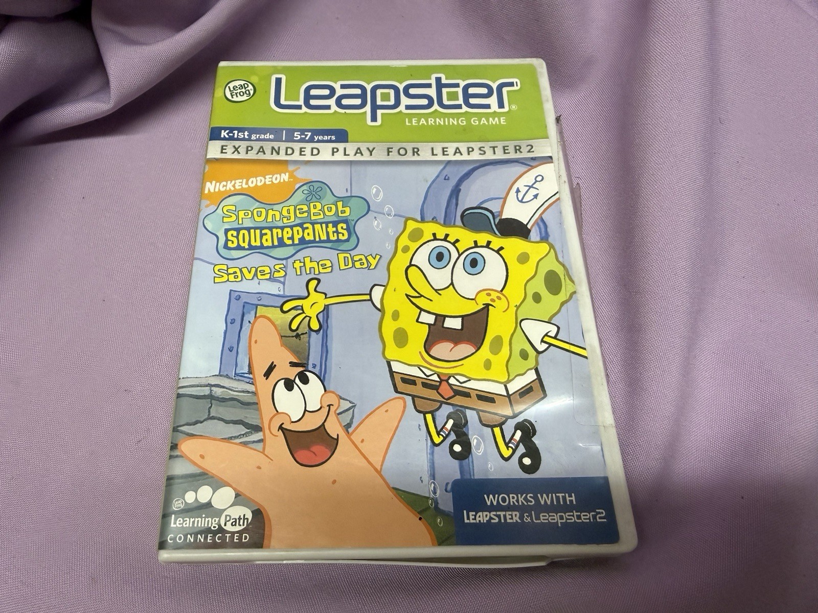Leapster Learning Game (K-1ST Grade) 5-7 yrs For Leapster 2. Spongebob Squarpant
