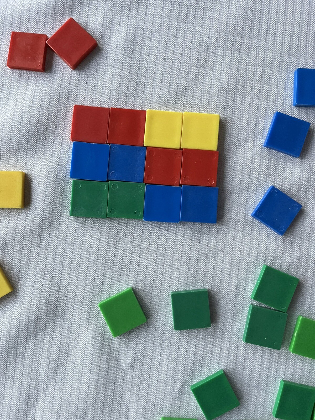 Plastic Color Tiles-400 Manipulatives For Kids