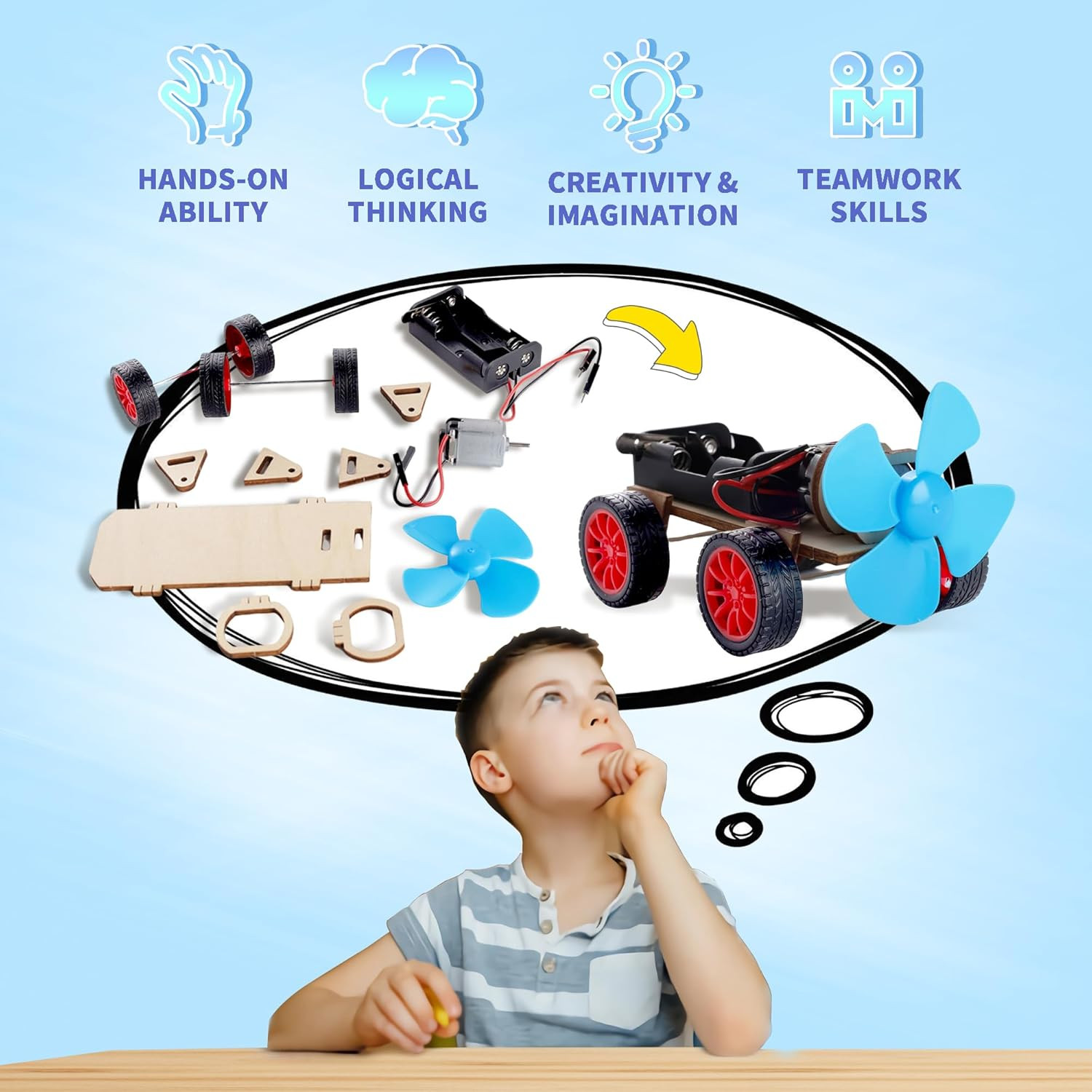 STEM Kits for Kids Age 8-10-12-14, Science Kits for Kids Age 8-12, STEM Toys Gif