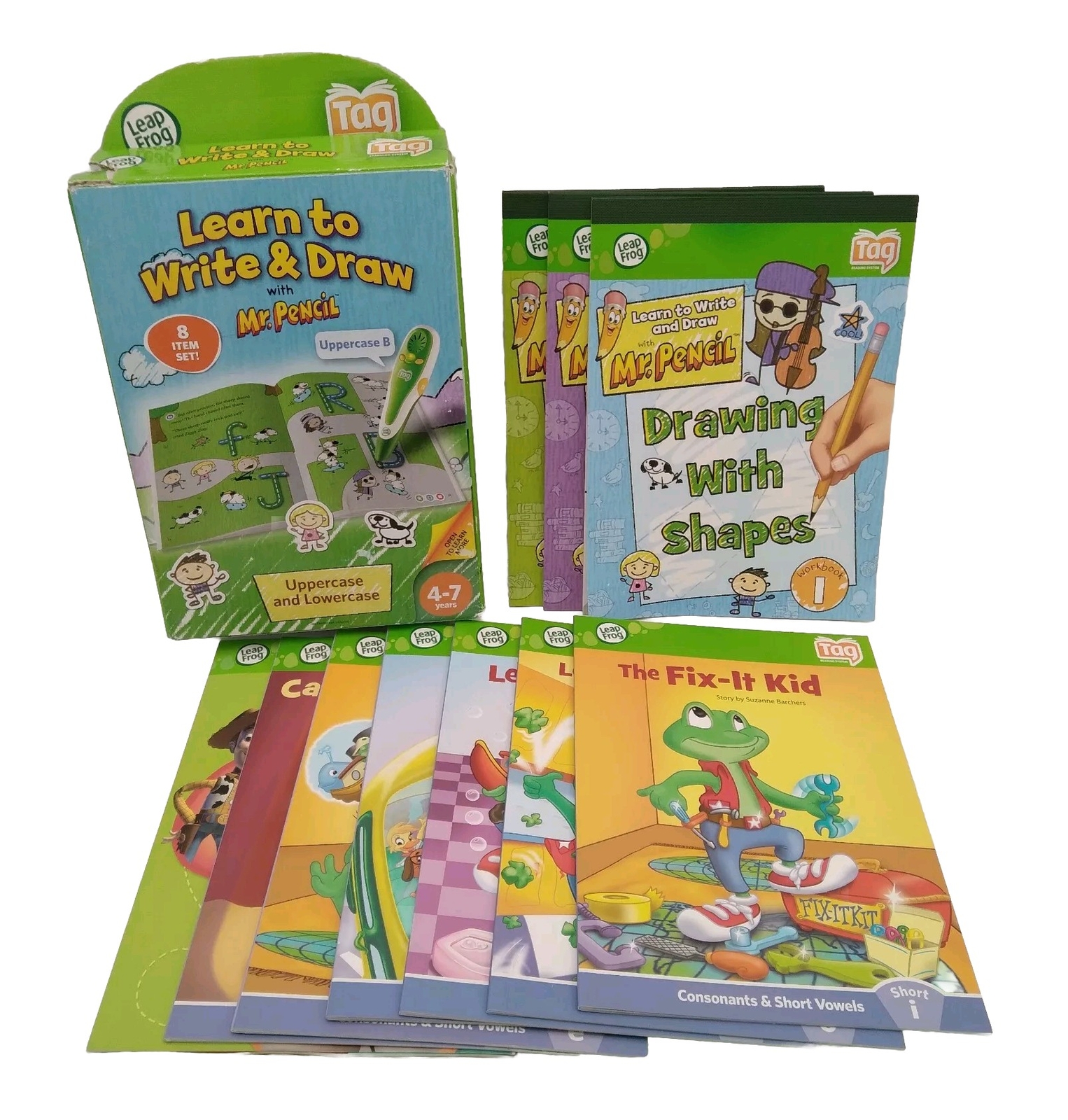 LeapFrog Tag Reading System Learn to Write and Draw – 8 Books