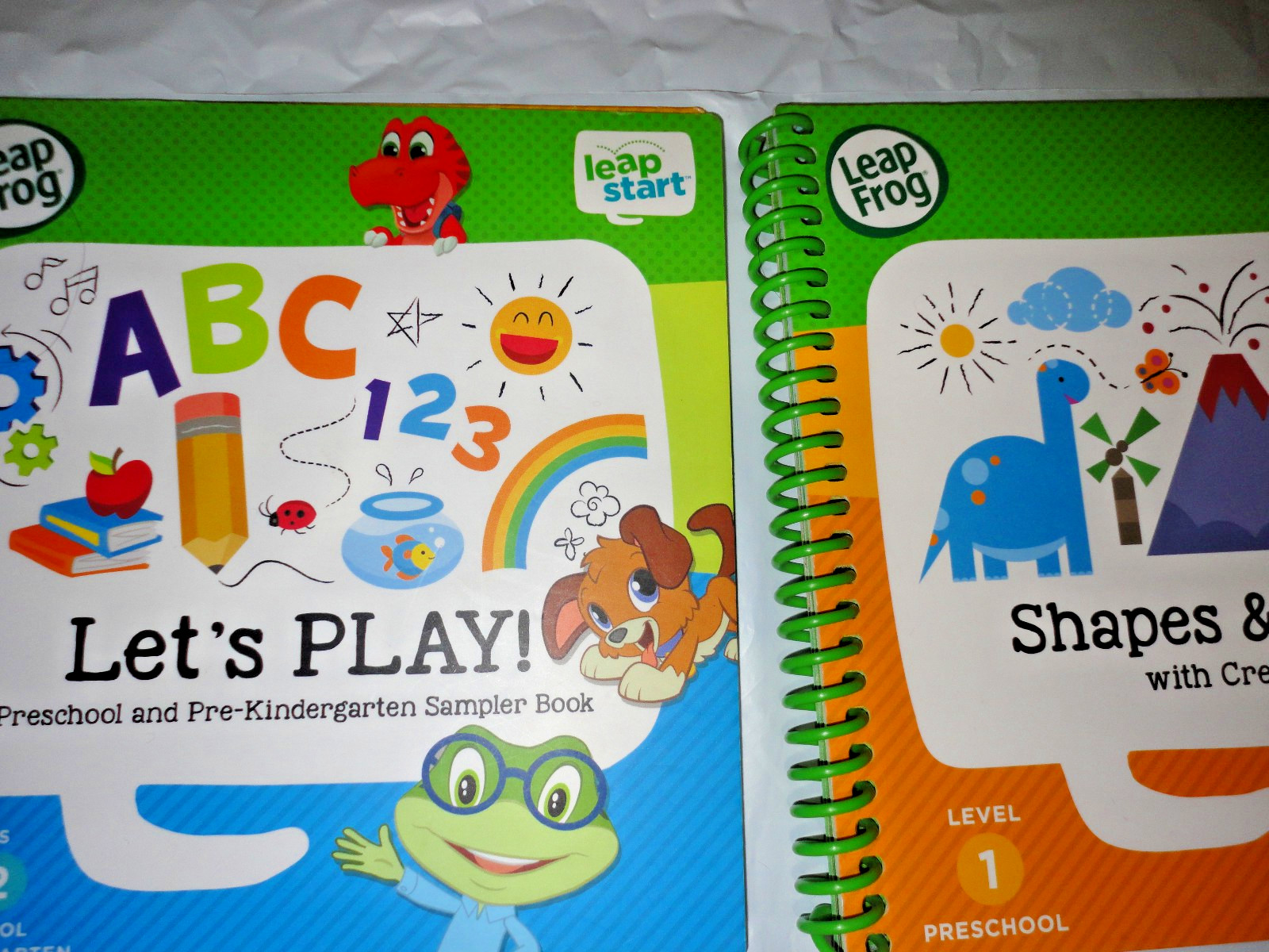 LOT 4 LEVEL 1 Preschool BOOKS LEAPFROG LEAPSTART 3D INTERACTIVE LEARNING SYSTEM