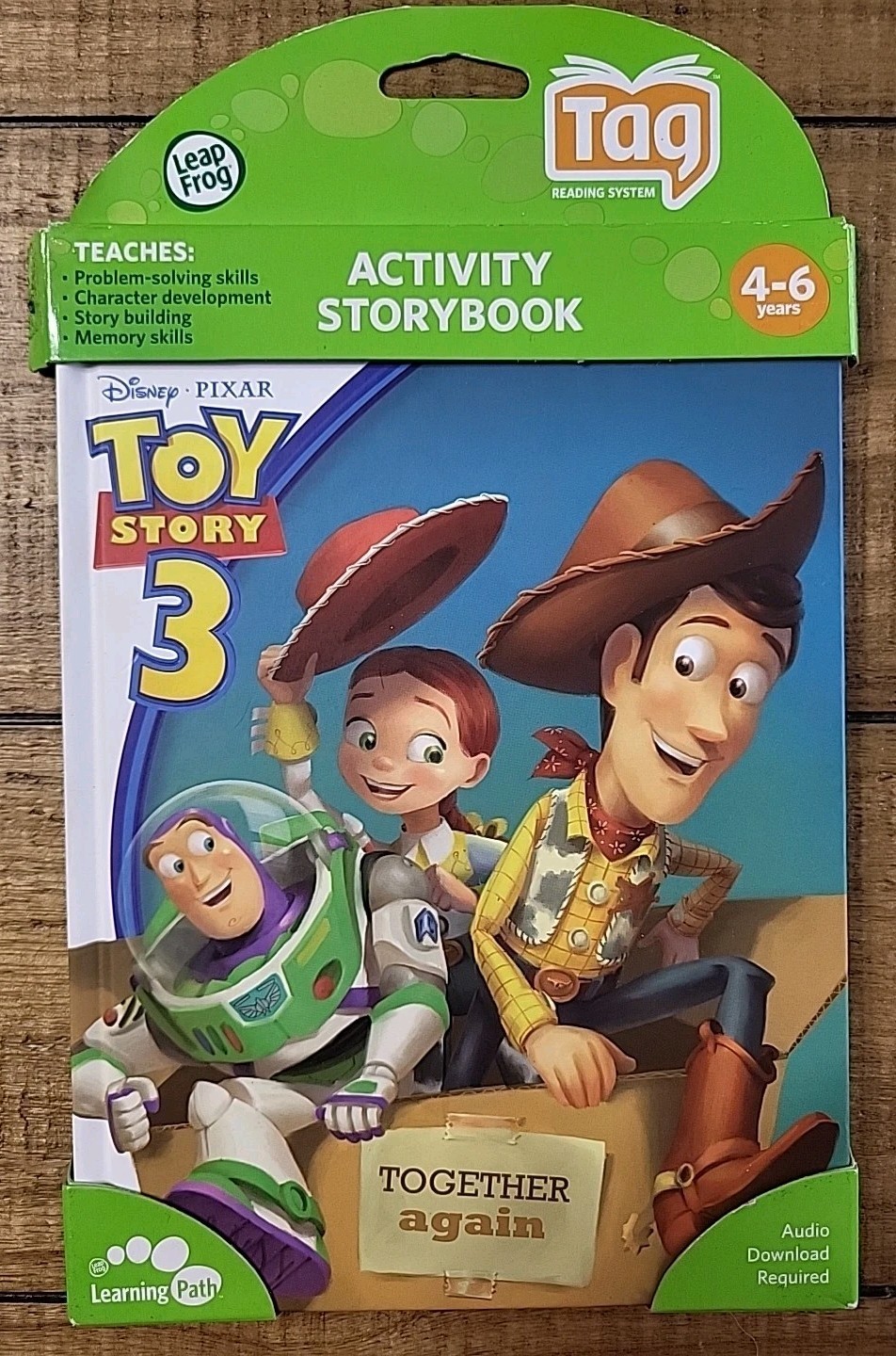 LeapFrog Tag Disney Pixar Toy Story 3 Together Again Activity StoryBook New