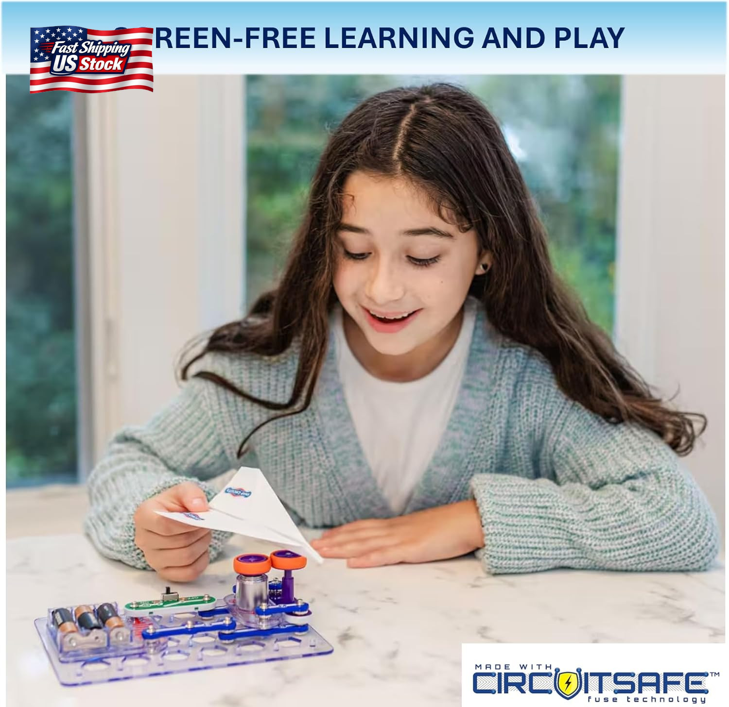 Snap Circuits Flight Deck Science/Stem Toy Kit | Ages 8+ | Construction Gift for