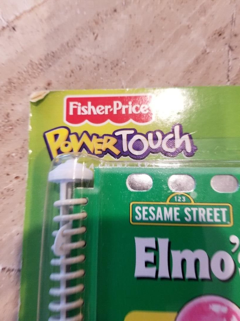 NIP Fisher Price Sesame Street Elmo’s Big Surprise Power Touch Book & Cartridge