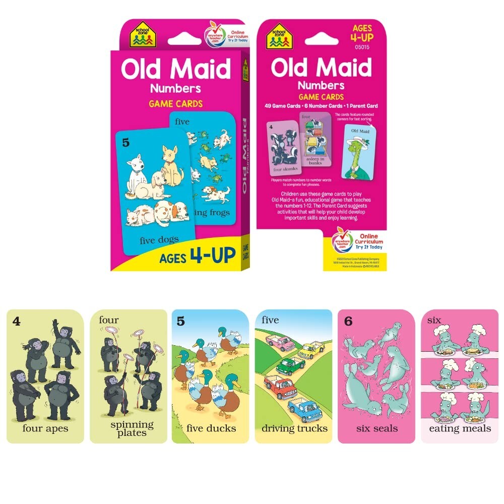 Preschool prep FlashCards Educational Toys Books for 4 5 Year Olds Toddlers Kids