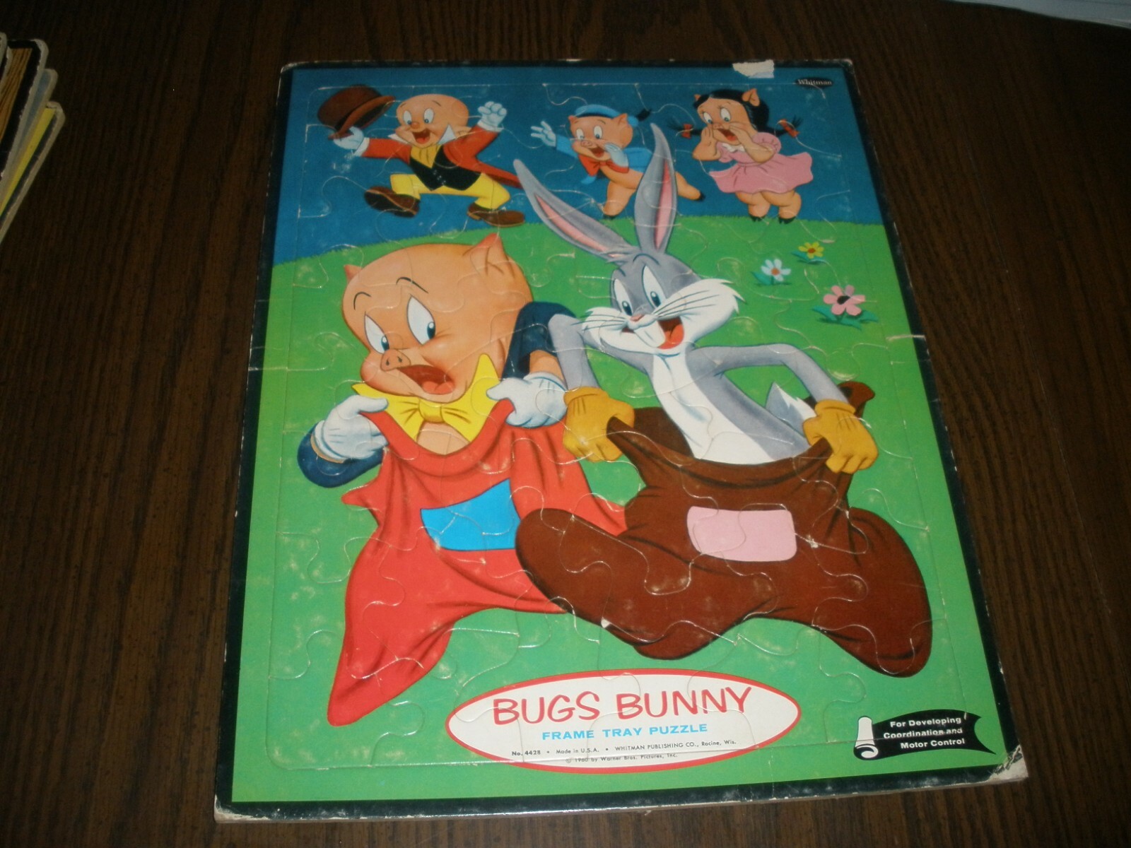 VINTAGE WHITMAN TRAY PUZZLES 1950’S-1960’S (YOU CHOOSE) FLINSTONES BUGS BUNNY