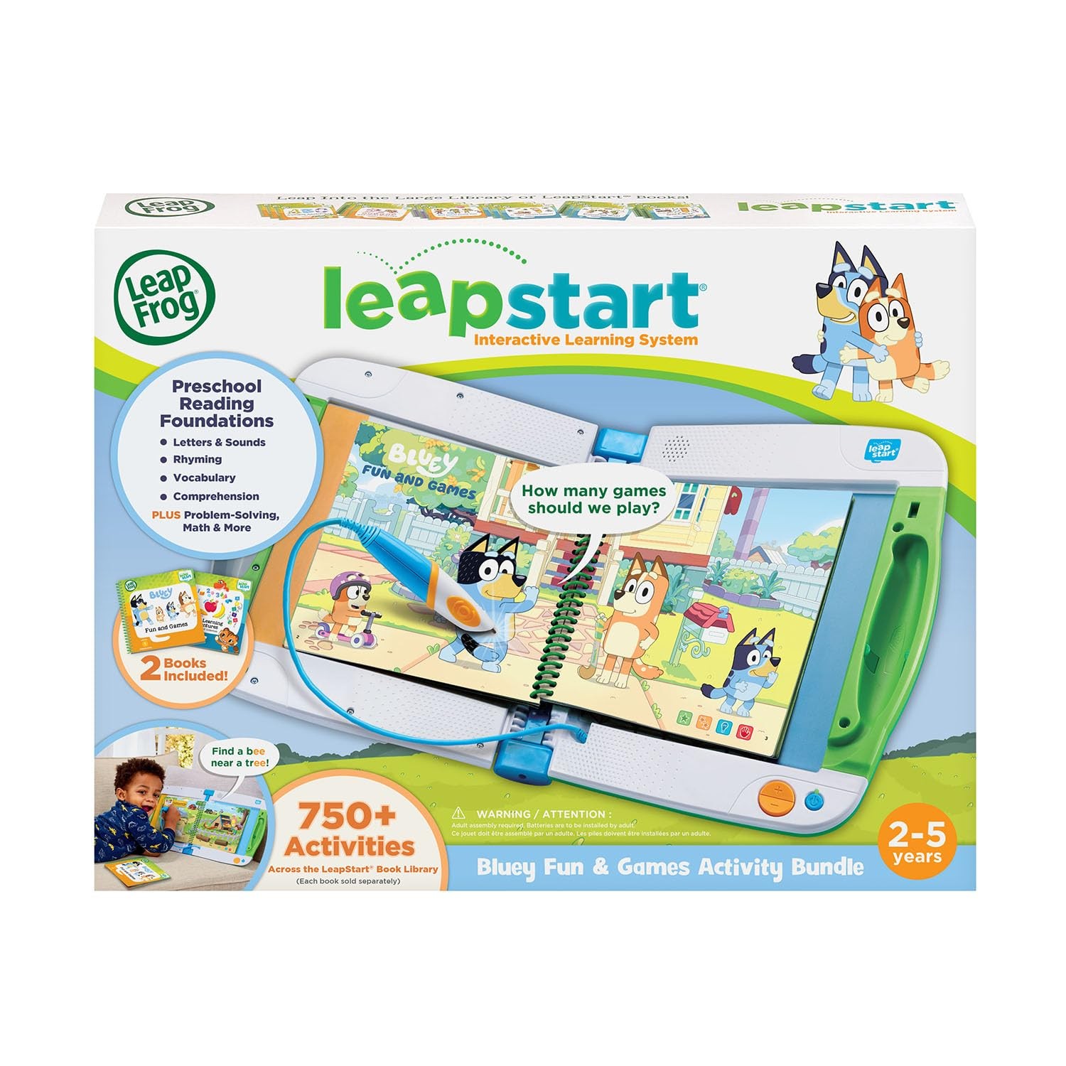 Bluey Fun and Games Activity Bundle for LeapStart Learning System
