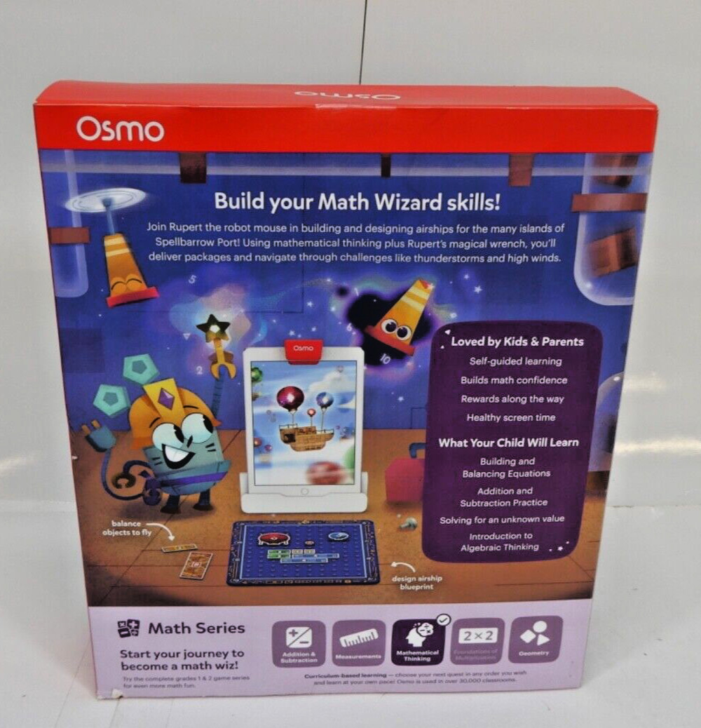 Osmo: Math Wizard and the Amazing Airships Ages 6-8 Years