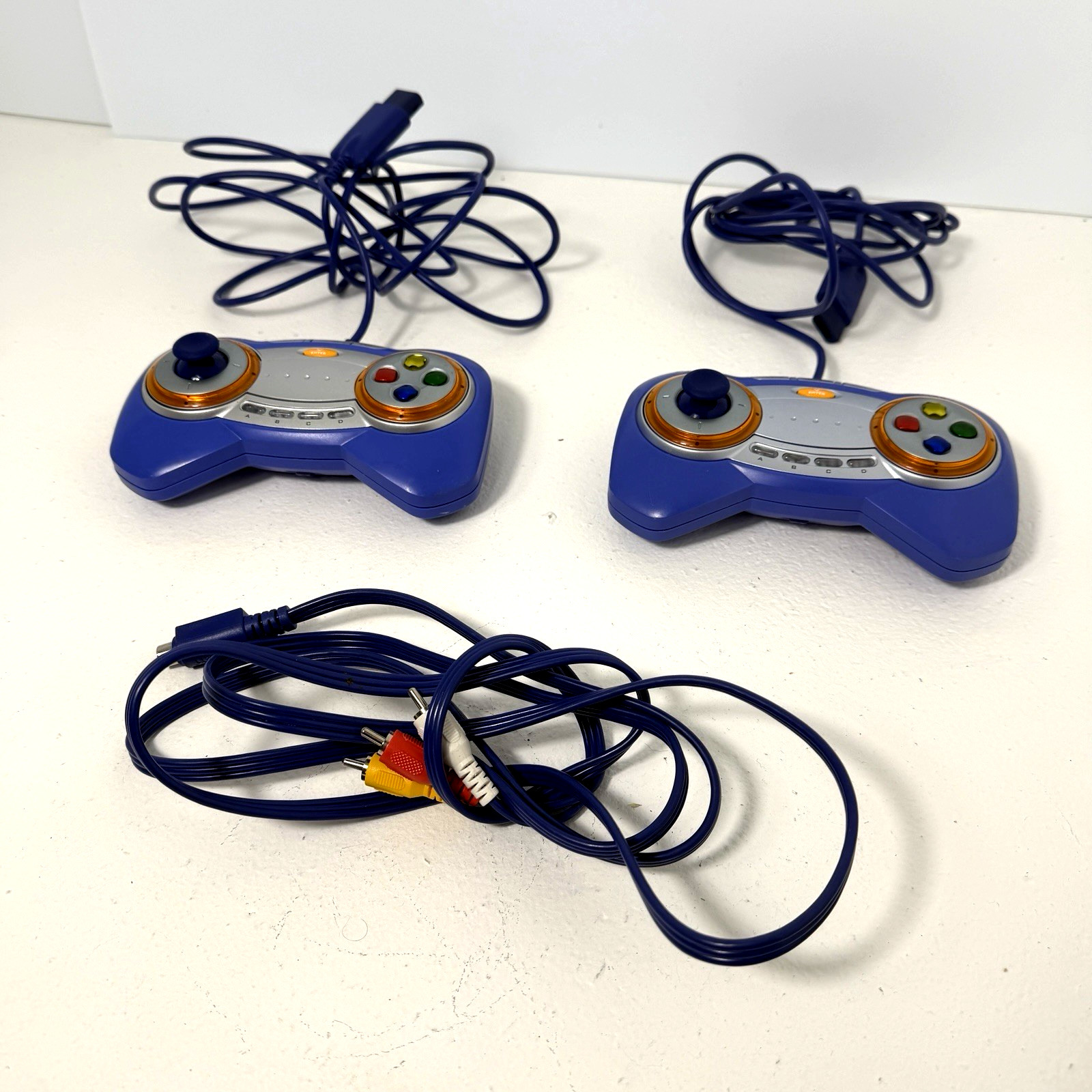 Vintage Y2K VTech V Flash Expansion Bundle 7 Games 2 Controllers & AV Cable