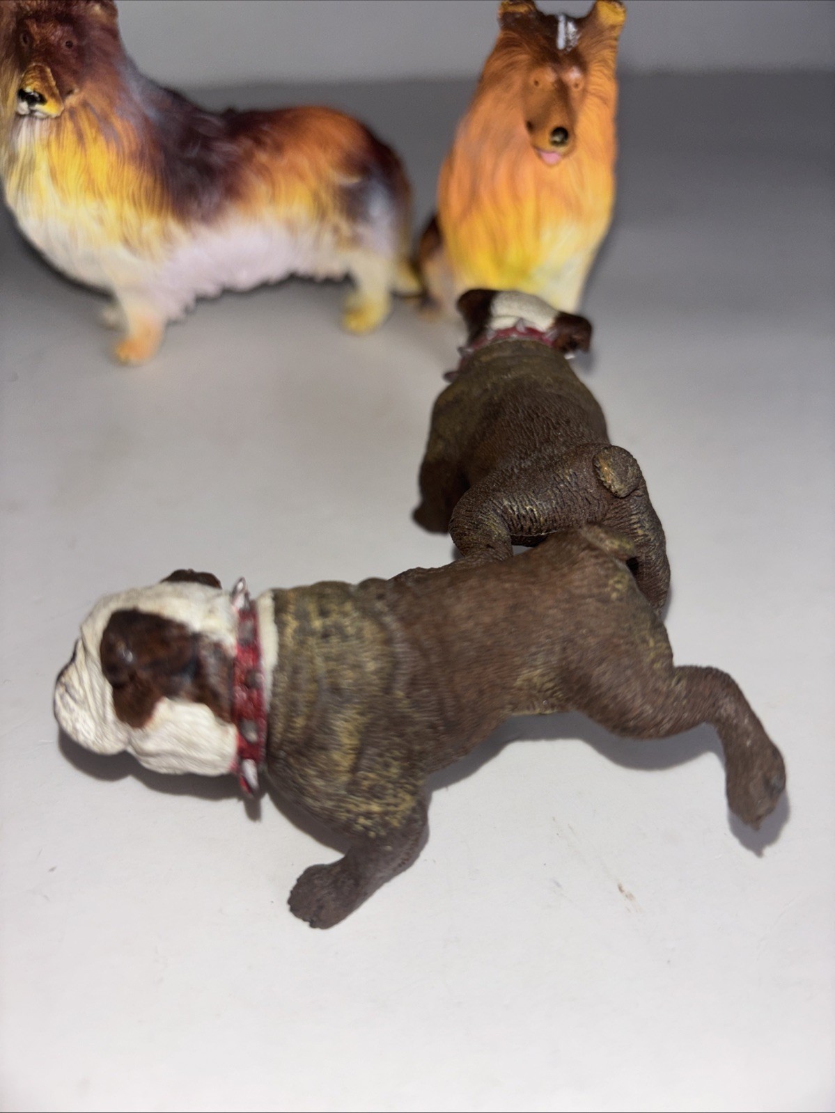 Collie Dog 3″ Wild Animal Educational Toy Figures X 2