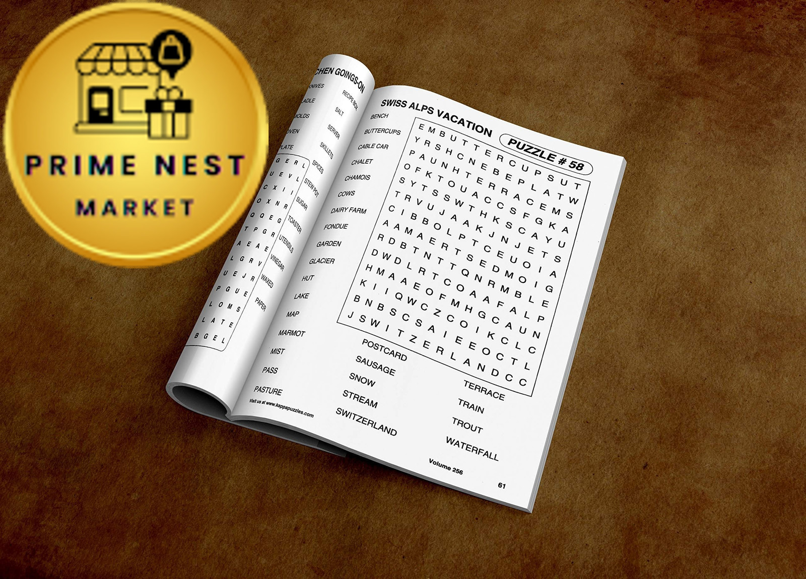 KAPPA Super Saver LARGE PRINT Word Search Puzzle Pack – (Pack of 6) Full…