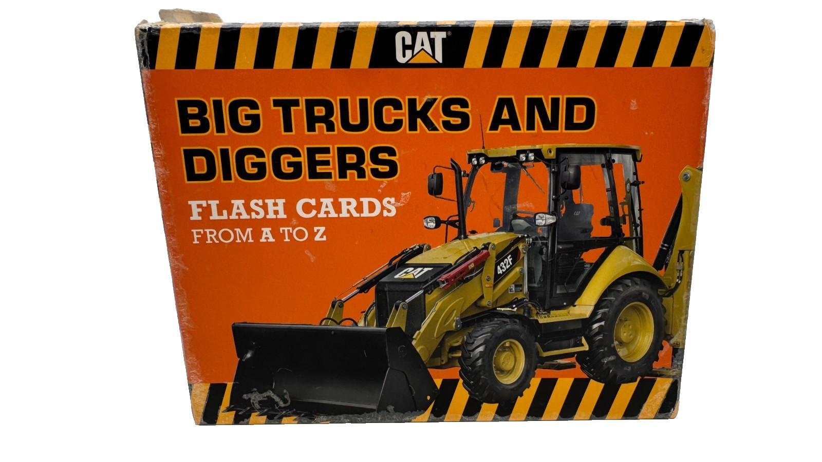 CAT – Big Trucks And Diggers Flash Cards A-Z Caterpillar Bulldozer Educational