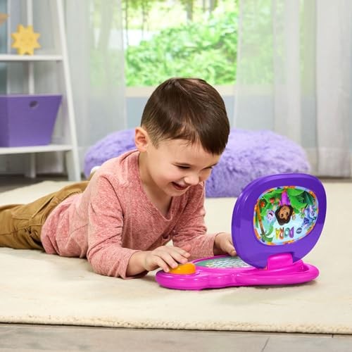 VTech Dora More to Explore Learning Laptop 11.8″ x 11.9″ x 2.2″, Multicolor