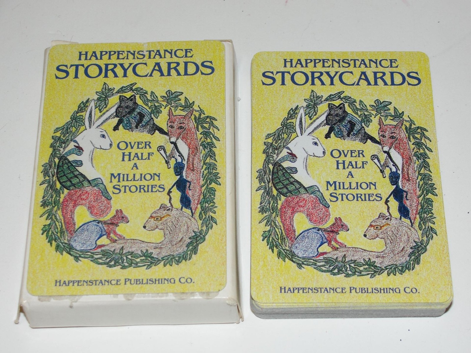 Vintage 1993 Happenstance Story Cards – Stack & Flip Cards to Create New Stories