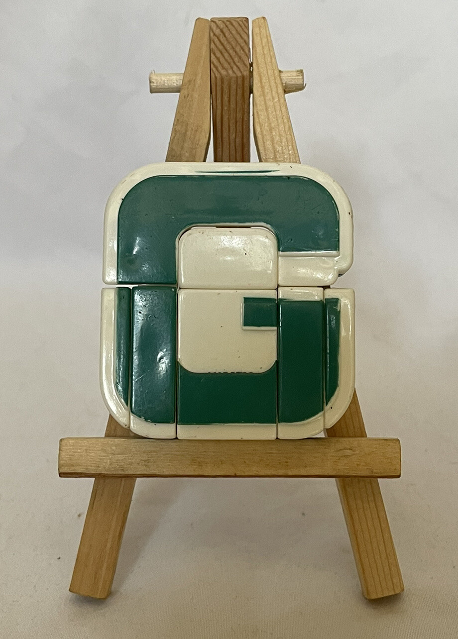 Vtg ALPHA-BOTS Letter G Transforming Letters Robots Action Figure Mattel 1985