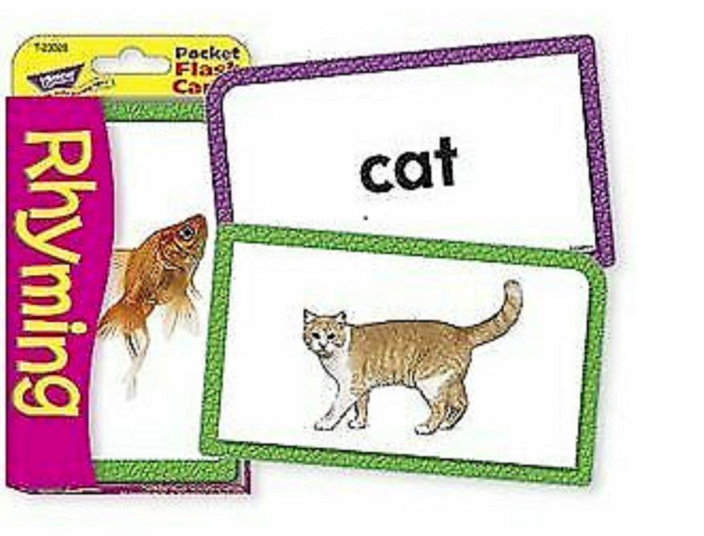 Rhyming Pocket Flash Cards by Trend (NEW) T-23026