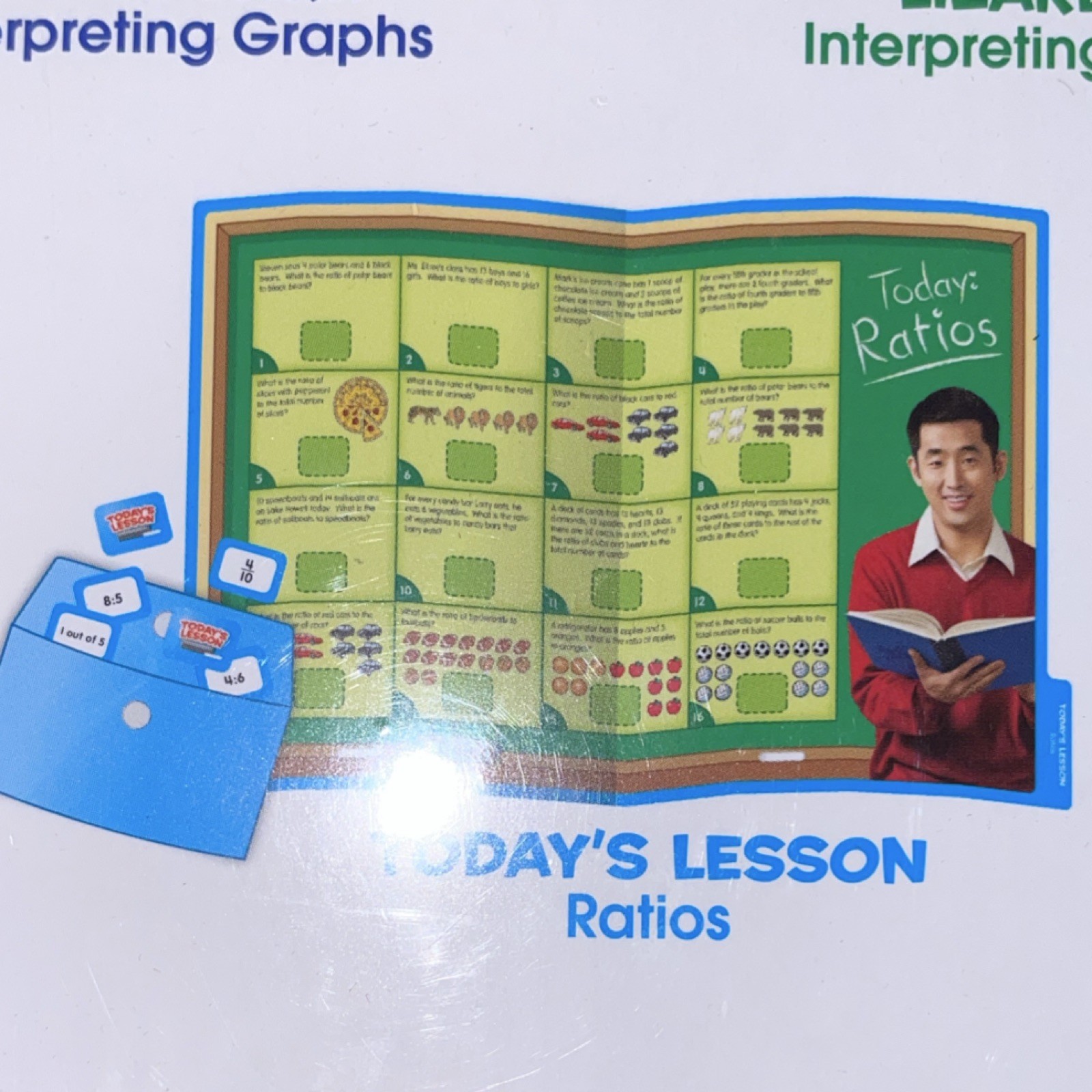 Lakeshore Data & Probability Elementary Folder With 10 Games for Ages 9+