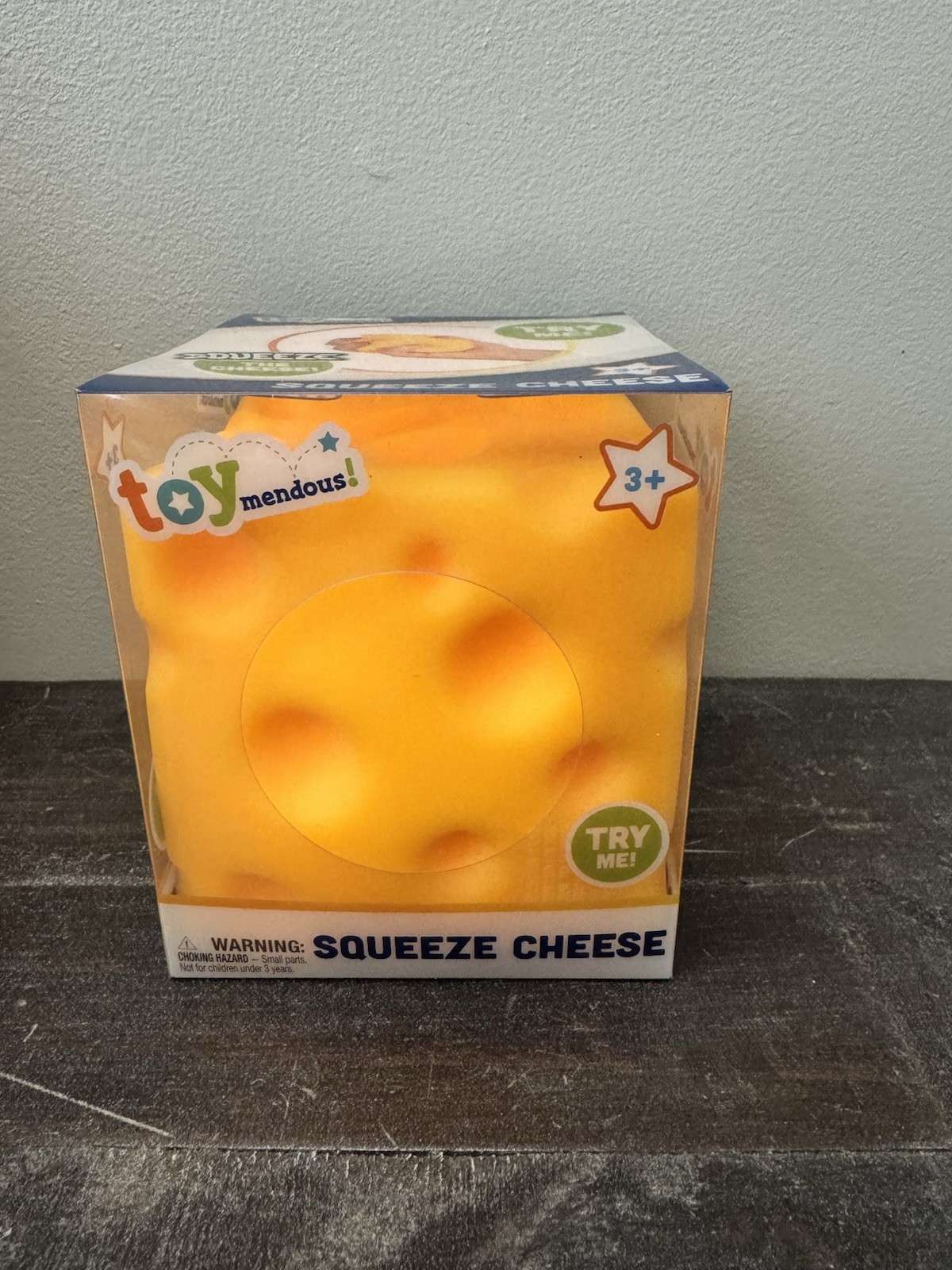 Squishy Squeeze Cheese *Toy!Mendous Viral Squishy Cheese