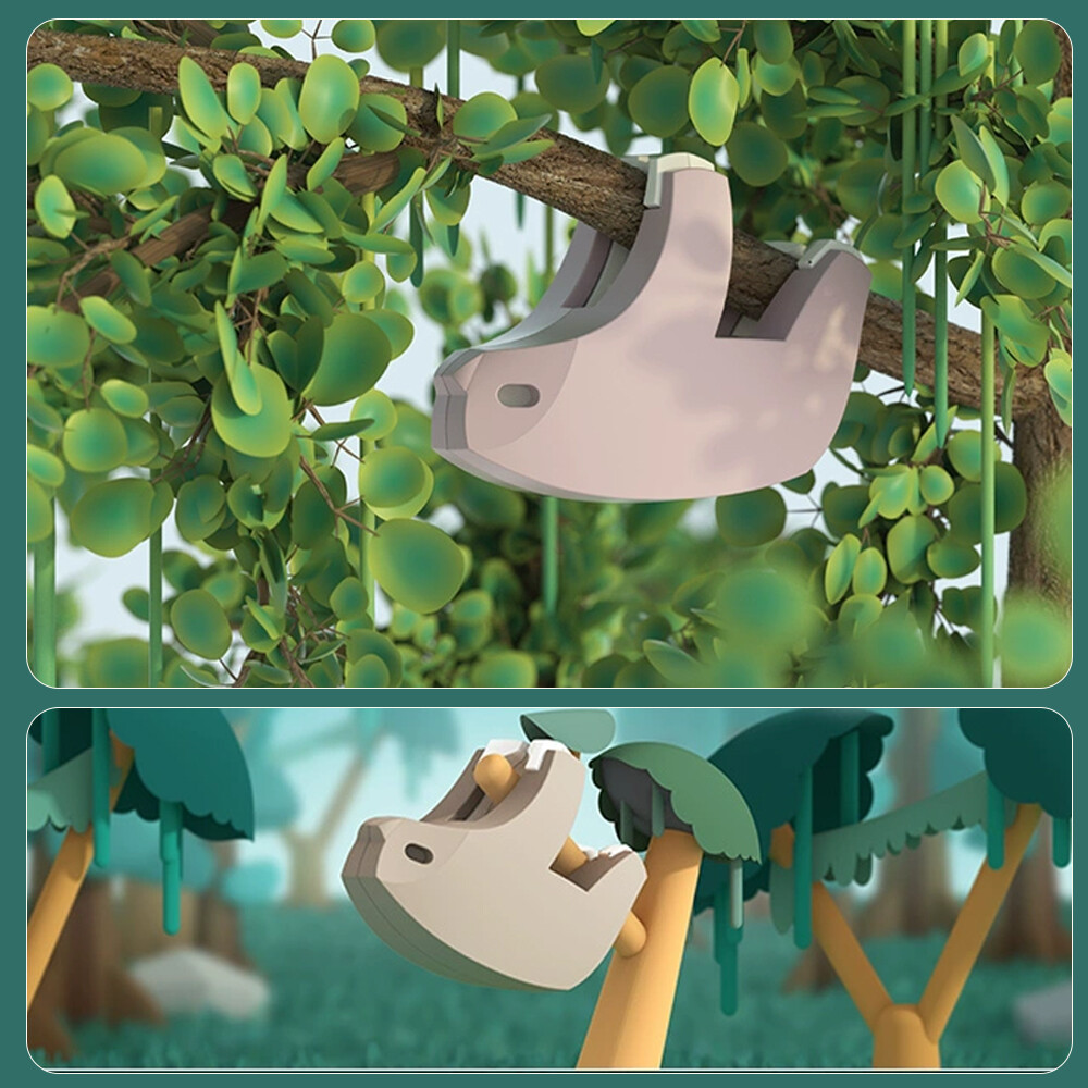 HALFTOYS 3D Forest Wildlife Assembly Toy Intellective Building Blocks ABS