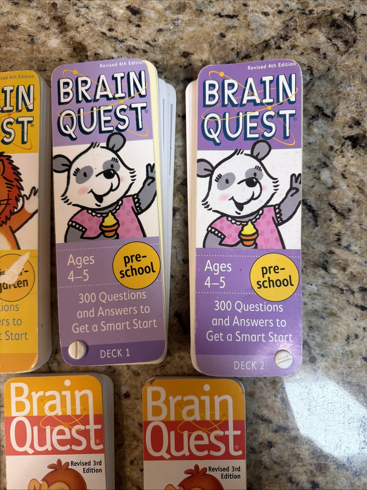 Brainquest Lot Kids Learning Cards Ages 2-6