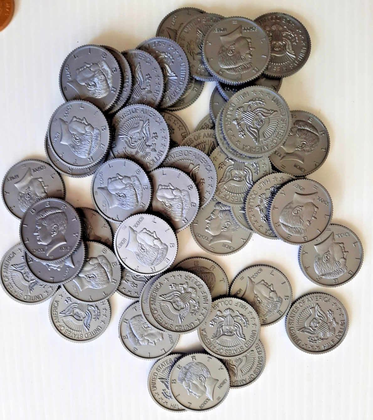 Vintage Play Money With Sacagawea Coins Homeschool Education No Nickels 0