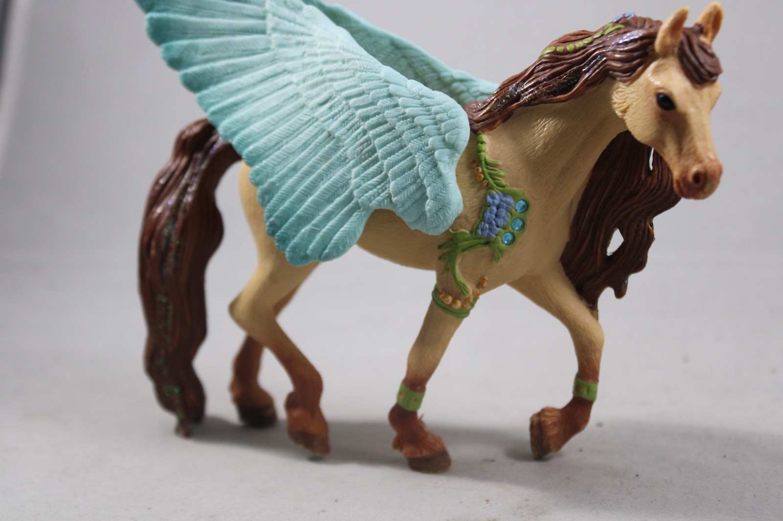 2017 Schleich Decorated Pegasus Stallion Bayala Fantasy Figure Unicorn Horse 6″