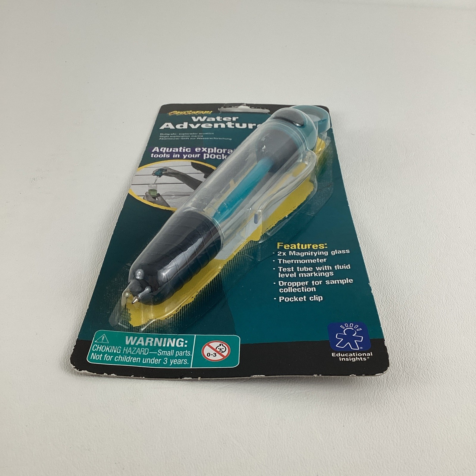 Geo Safari Water Adventure Pen Aquatic Exploration Pocket Tool Educational New
